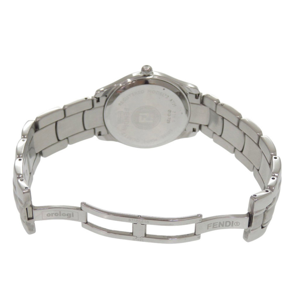 Fendi 210G Stainless Steel Black Dial Silver Quartz Watch 1818 FENDI - Picture 4 of 7